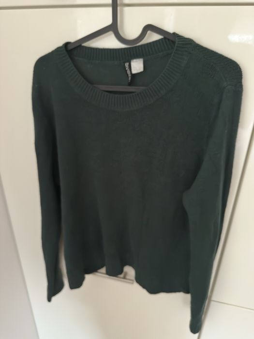 Zielony sweterek H&M m