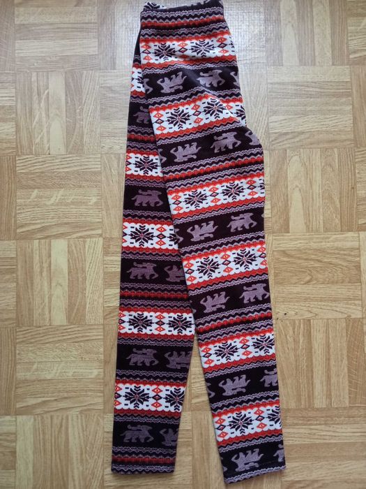 legginsy ocieplane
