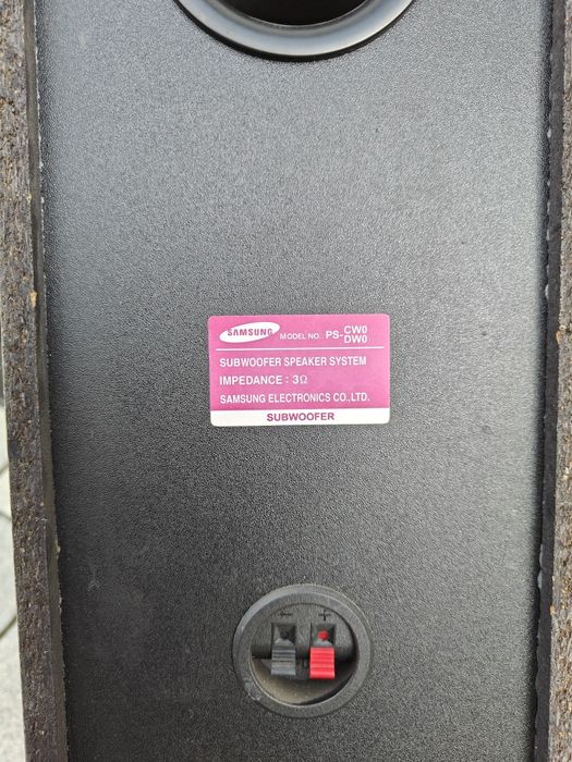 SAMSUNG nowe głośniki kolumnowe+subwoofer HT-D455