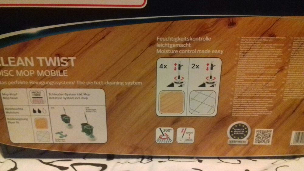 Esfregona + balde Clean Twist Leifheit