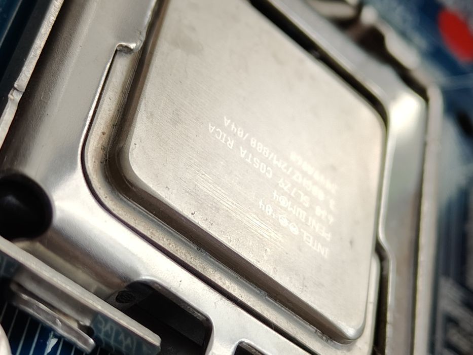 Płyta Gigabyte + procesor Intel + ram + chłodzenie
