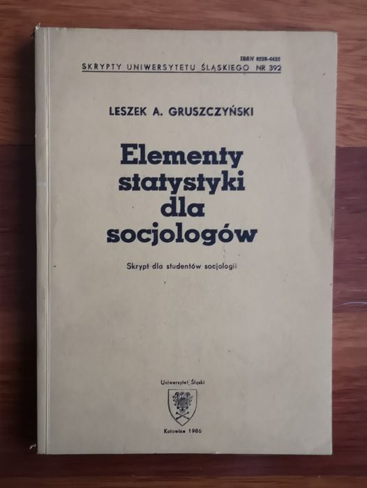 Elementy statystyki dla socjologów - L.A. Gruszczyński.
