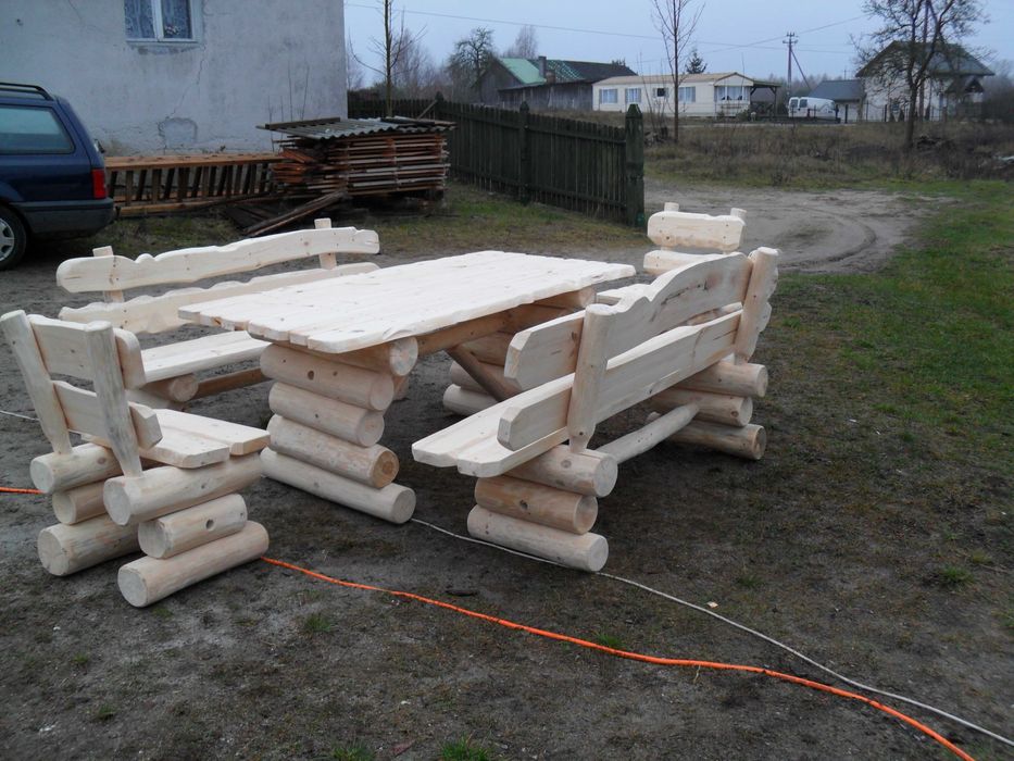 Komplet Ogrodowy na balach