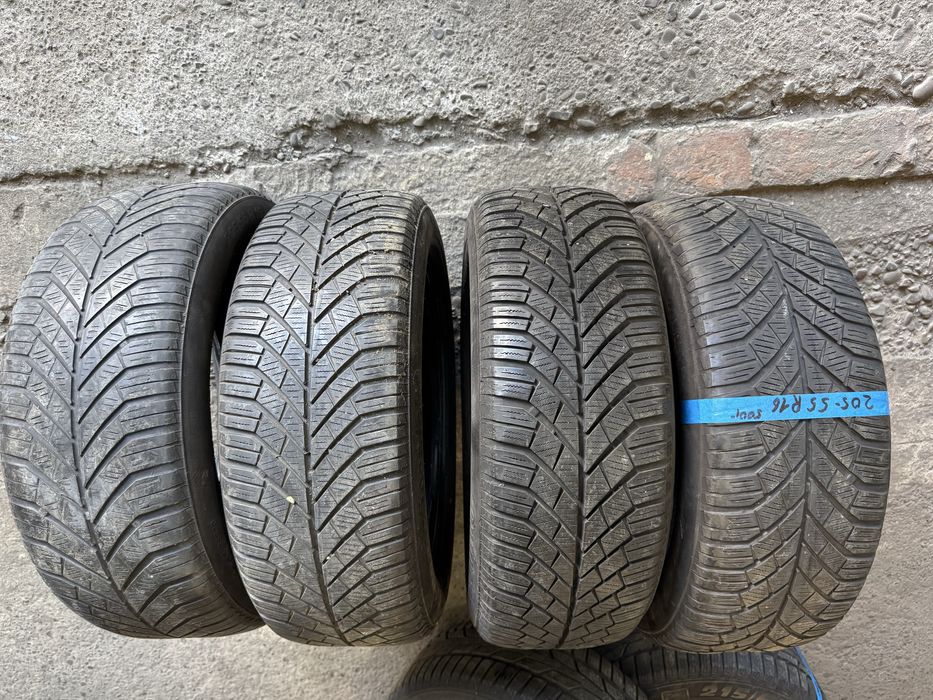 Шини CONTINENTAL 205/55R16 Резина Колеса 2011р 4.9mm Два 4.8мм