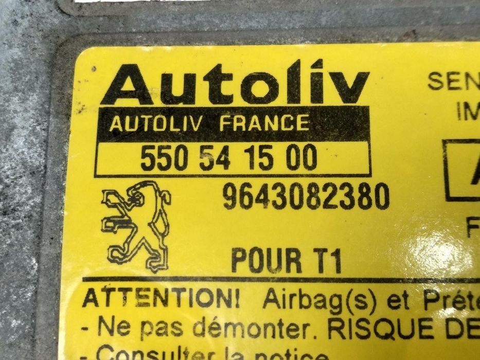 CENTRALINA AIRBAG PEUGEOT 206 FASTBACK 2001 -550541500