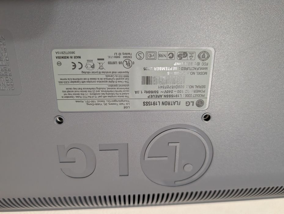 Monitor LG Flatron 19 polegadas