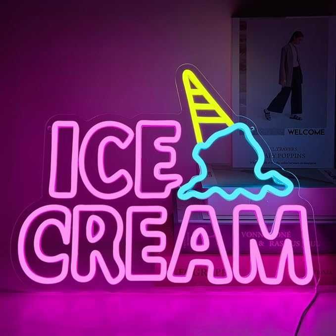 Neon Ice Cream nowy