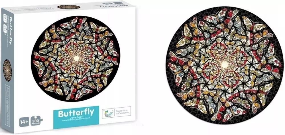Puzzle 500 Motyle. Icom