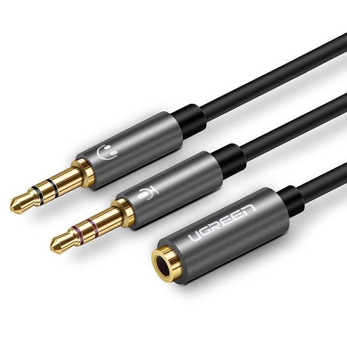 Ugreen rozdzielacz AUX 3,5 mm mini jack - 2x 3,5 mm mini jack