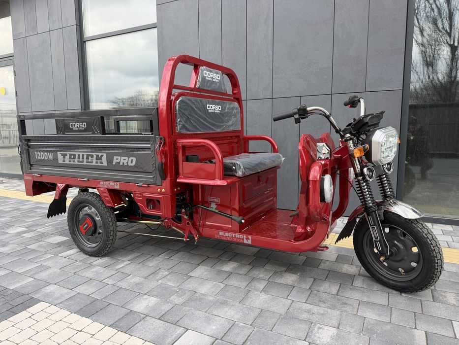 Электротрицикл Corso Truck PRO 1200W 72V/52Ah