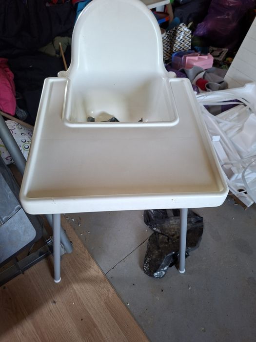 Krzesełko ikea z pasami