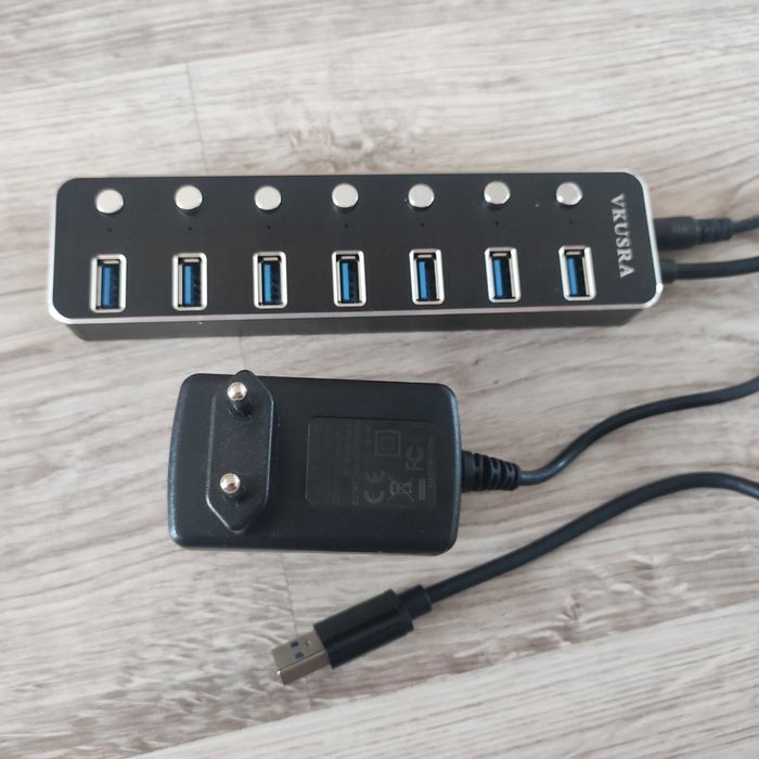 Hub USB 3.0, VKUSRA SuperSpeed 7 portów OUTLET
