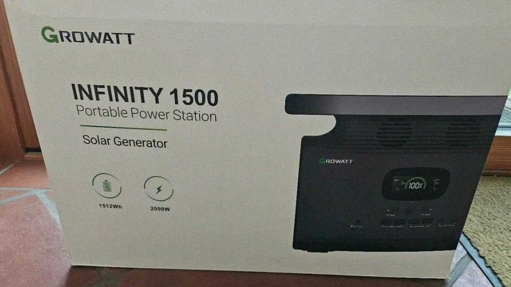 Growatt Infinity 1500 stacja zasilania / generator solarny