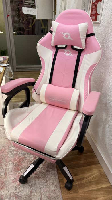 Cadeira Gaming cor rosa
