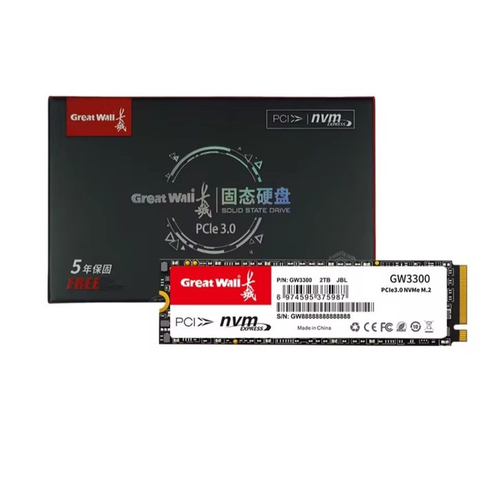 Great wall ssd nvme m2 256 гб новий