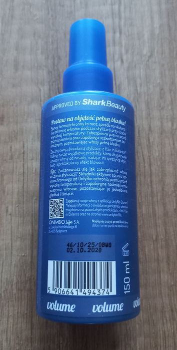 Hair in Balance OnlyBio spray termoochronny
