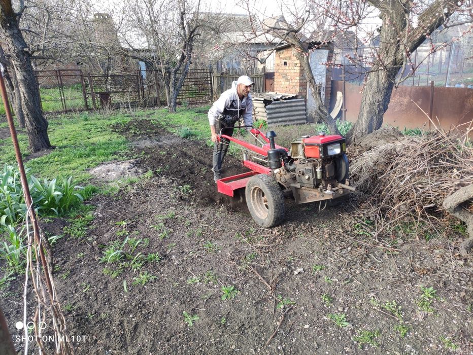 Дизельний мотоблок Forte 10 лс + фреза