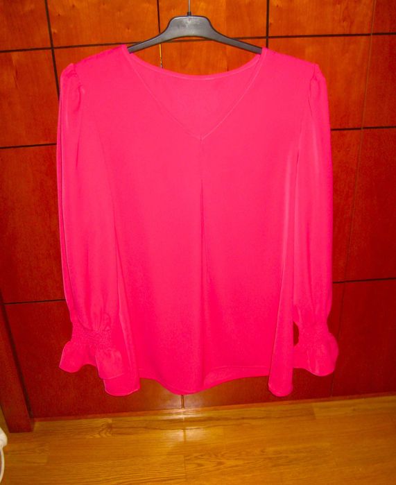 Blusa de Manga Comprida Rosa XL
