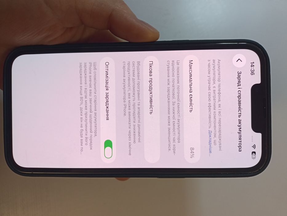 iPhone 13 pro 256. айфон 13 про. 256 пам'яті. 84%