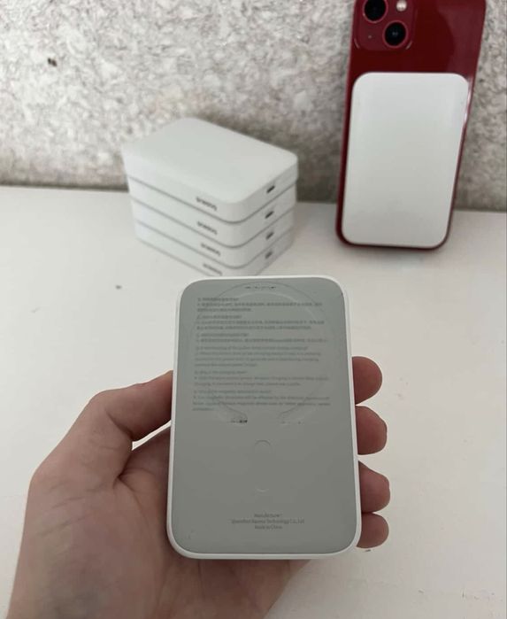 Павер Baseus Magnetic Mini Air MagSafe 6000 мАг 20 Вт White (PPCXM06A)
