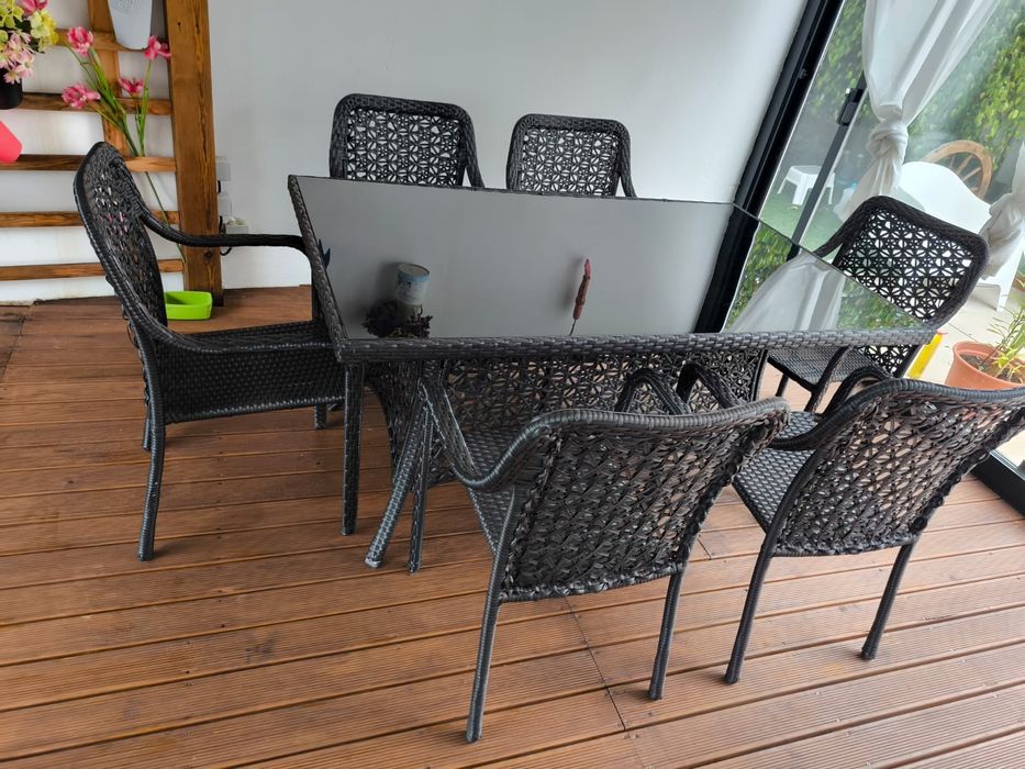 Conjunto de jardim magnífico e impecável