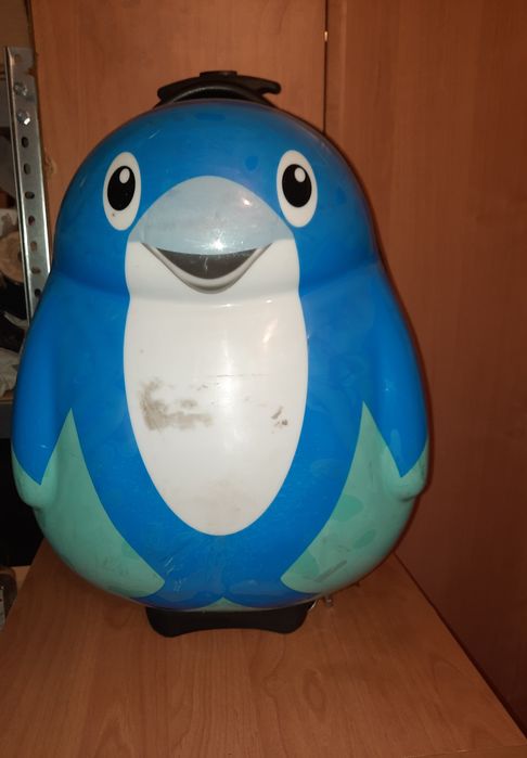 Walizka na kółkach pingwinek