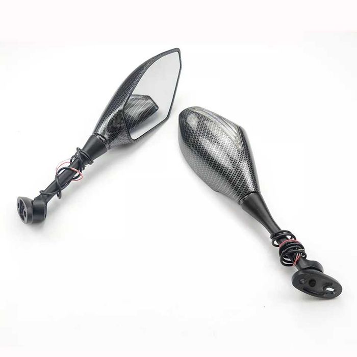 Зеркала с поворотниками на мотоцикл Honda Kawasaki Suzuki Yamaha