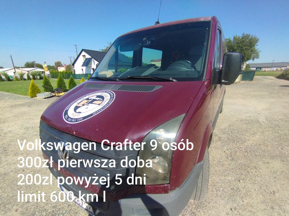 Wypożyczalnia Wynajem Busów 9os Dostawczego,Autolaweta