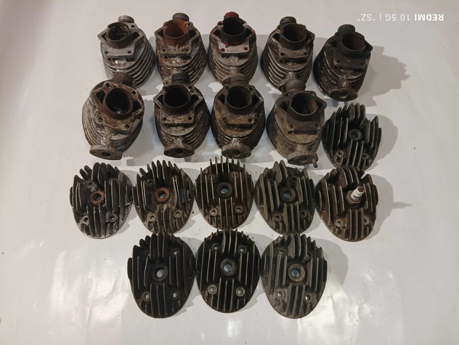 Komar - sztywniak - Romet - cylindry - głowice - 10 kg.