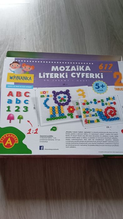 Wpinanka cyferki literki