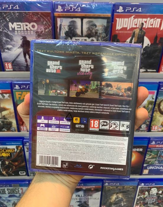 Grand Theft Auto Trilogy, GTA, Ps4, Ps5 igame