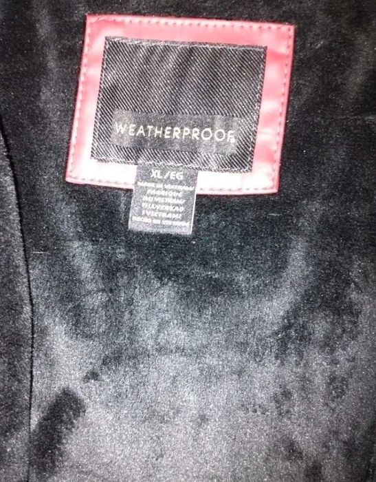 Gumowana przeciwdeszczowa kurtka XL