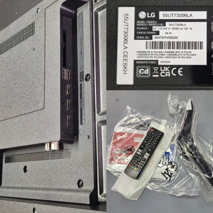 LG 55' 4К / HDR10 Pro / Wi-Fi / Новий 2024рік.