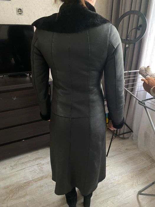 Женская дублёнка из натуральной кожи