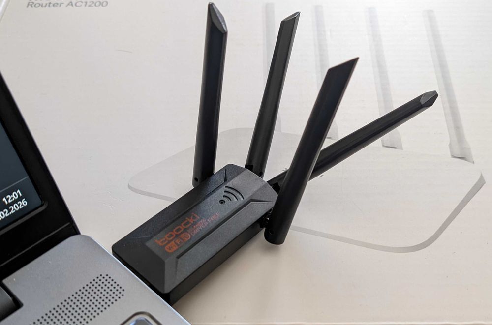 Wi-Fi адаптер AX900, Wi-Fi 6, 900 Мбіт/с, 2.4G + 5G, Bluetooth 5.4