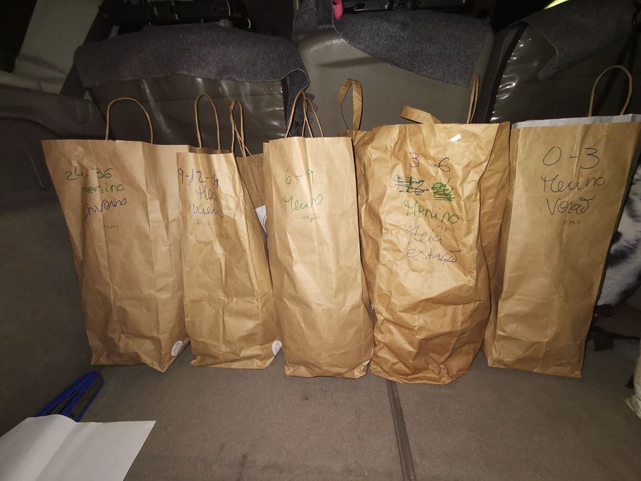 Sacos roupa menino bebê