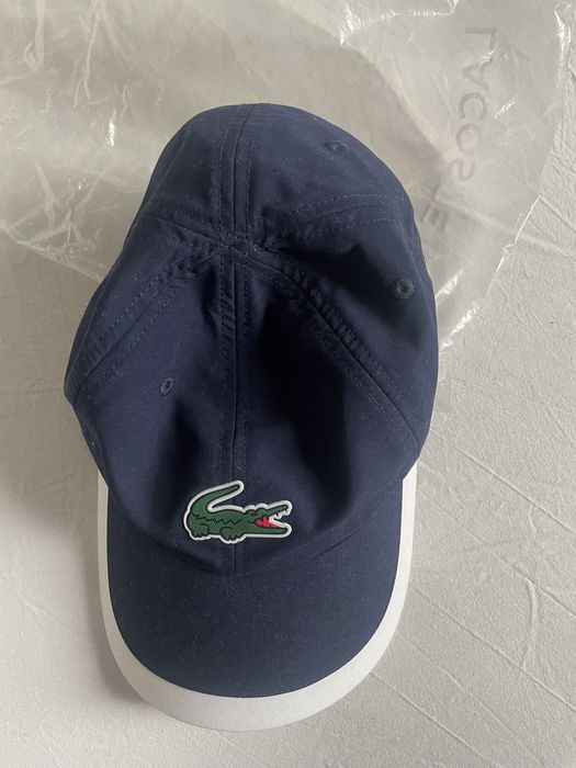 Czapka z daszkiem Lacoste granatowa