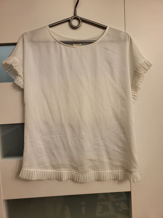 Biała, elegancka bluzeczka Pinko, rozkiar 36