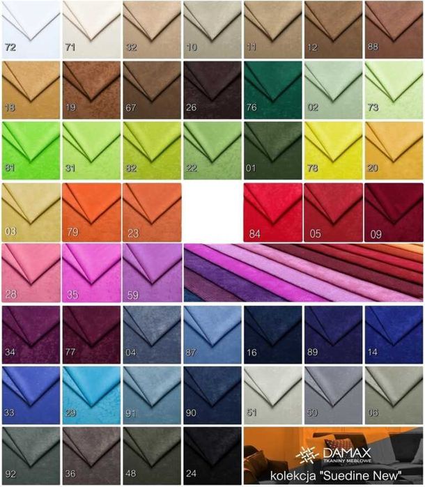 Wersalka LUNA. dowolna kolorystyka.