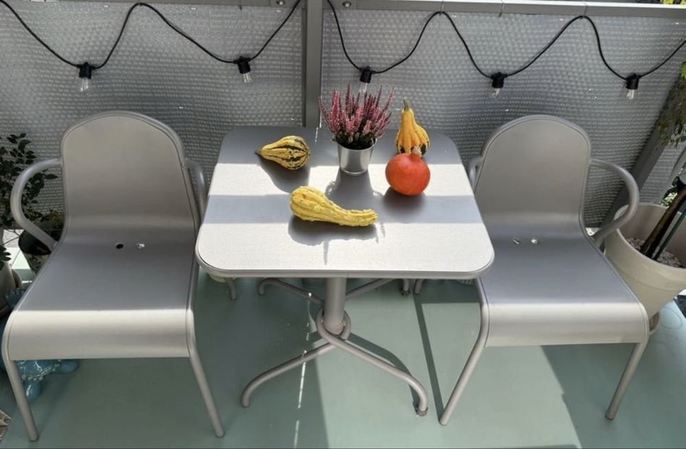 IKEA Tunholmen zestaw mebli aluminiowych