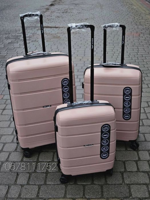 100% polypropylene WINGS HWF01 Польща валізи чемоданы ручна поклажа