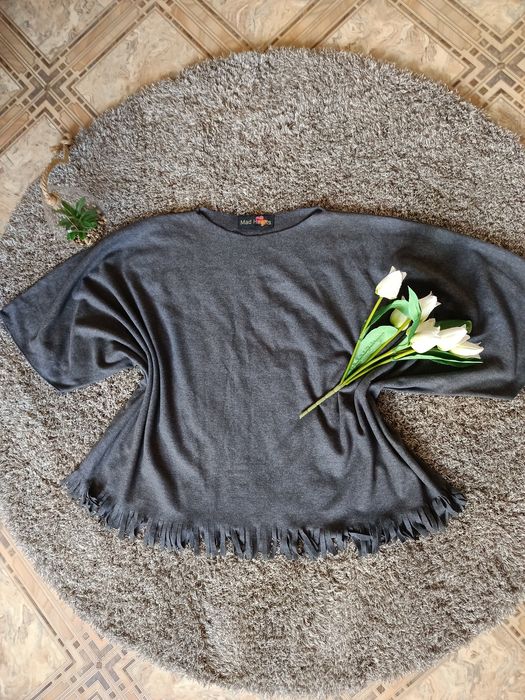 Ponczo damskie peleryna Mad Hearts rozmiar uniwersalny