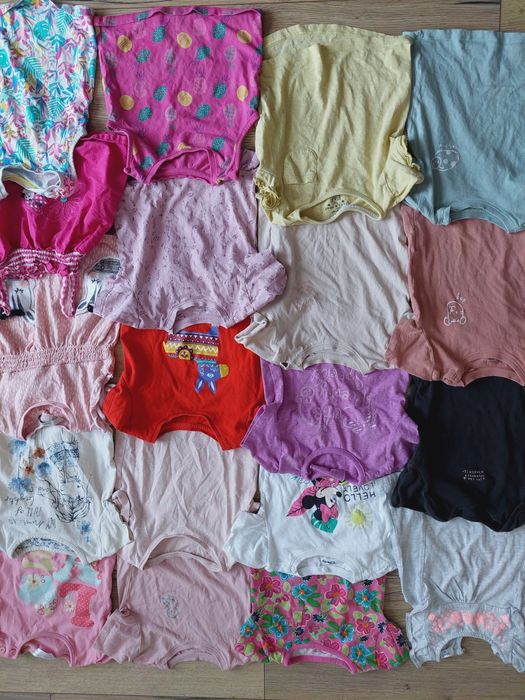 Mega paka koszulka z krótkim rękawem na lato dla dziewczynki różne mar