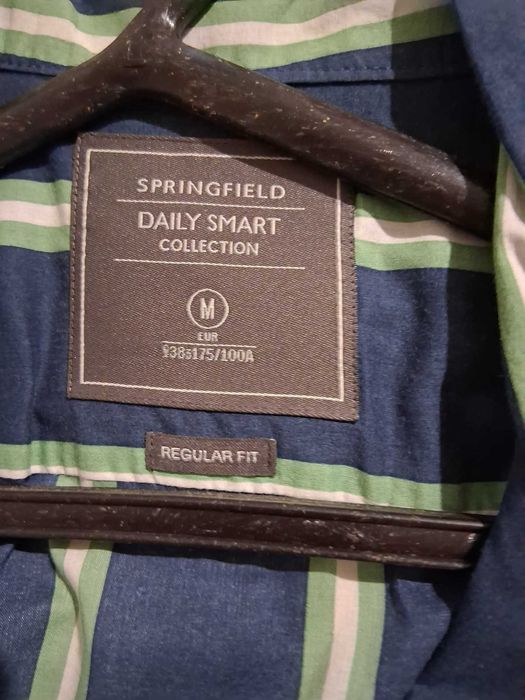 Camisa riscas manga curta Springfield