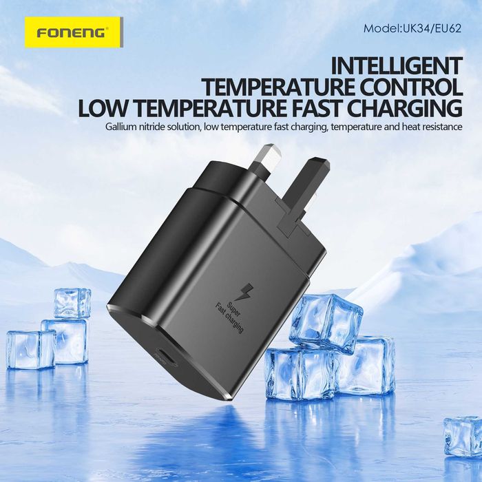 SZYBKA ŁADOWARKA 45W KOSTKA USB-C USB typ C - Telefon Samsung iPhone