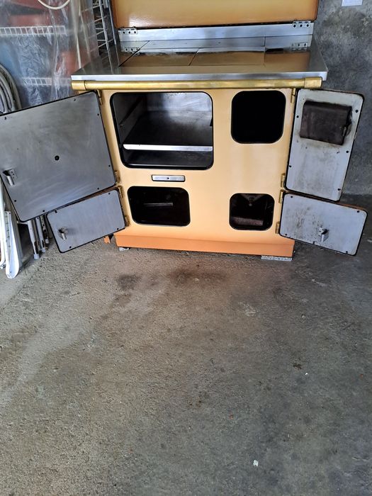 Fogão de lenha para que cimento