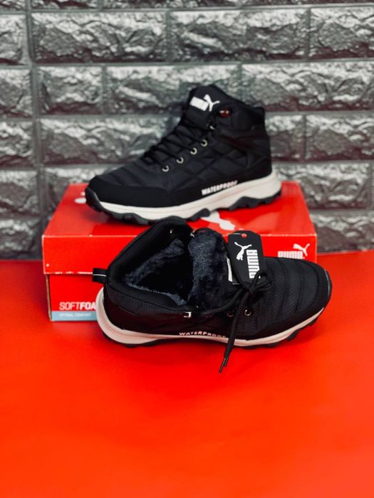Подростковые зимние кроссовки Puma / кросівки Пума / Ботинки Пума
