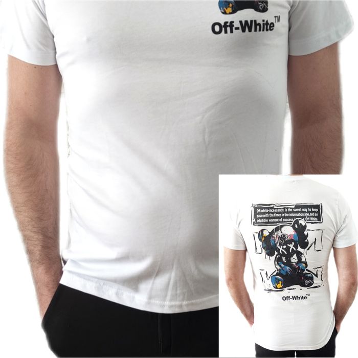 Off White komplet bawełniany r.S,M,L,XL,XXL