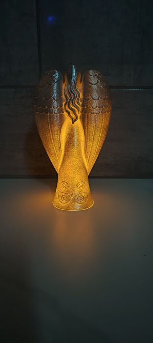 Aniołek z poświata - figurka podświetlana