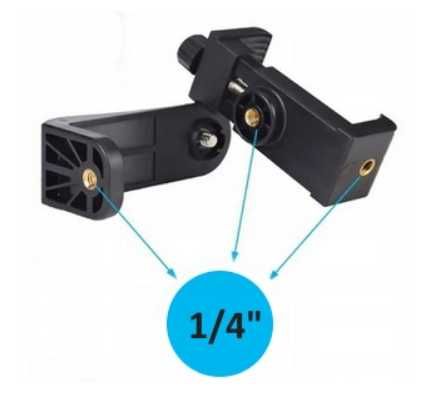 Uchwyt mocowanie 360 stopni na telefon / smartfon adapter do statywu